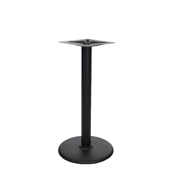 Bfm Seating Stamped Steel - 18in Round Base - Counter Height - 3in Column - 11 7/8in Bolt-On Top Plate STB-18RCBP - main