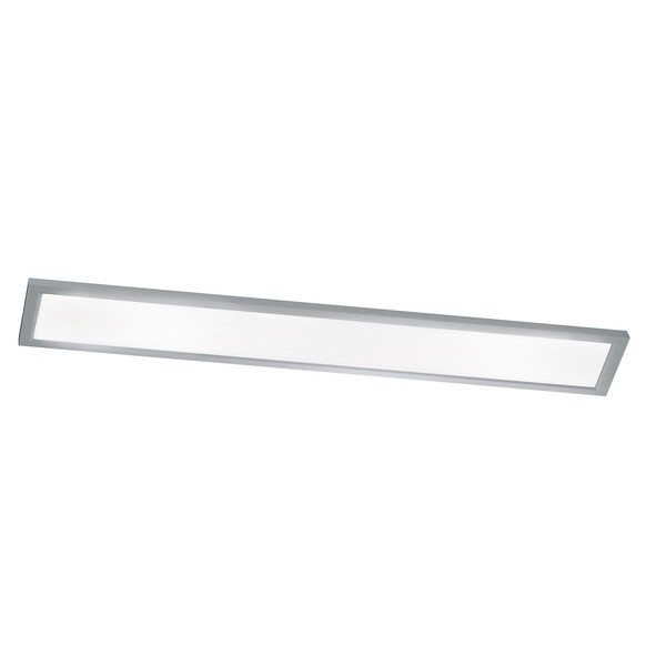 Afx Lugano - Integrated LED Linear/Ceiling Light - Satin Nickel LGNL4812LAJD4SN - main