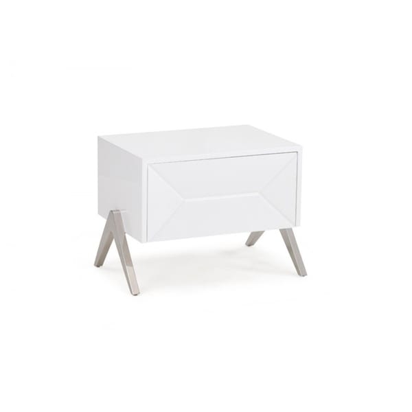Homeroots 19" Wood One Drawer Nightstand 473012 - main