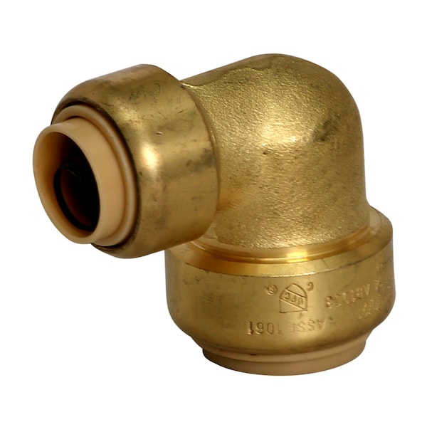 Usa Industrials SharkBite Push to Connect Tube Fitting, Brass, Reducing Union Elbow, 1 in Tube x 3/4 in Tube ZUSA-TF-PTC-LFBR-49 - main