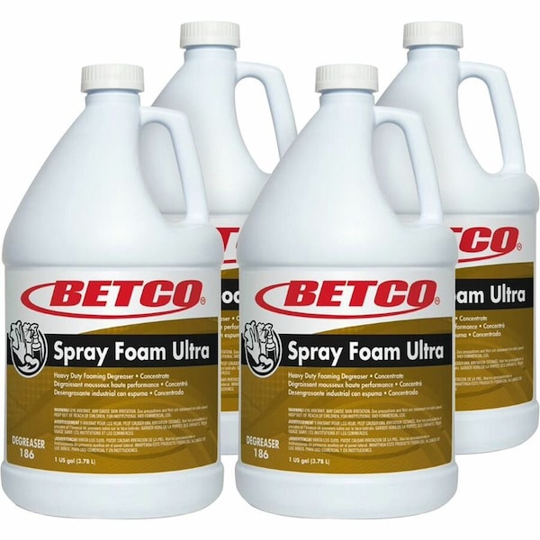 Betco Cleaners & Detergents, 1 gal Bottle, Liquid, Orange, 4 PK 1860400 - main
