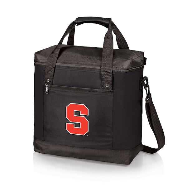 Picnic Time Family Of Brands NCAA Syracuse Orange Montero Tote Cooler Bag - Soft Cooler Bag - Picnic Tote, Black 604-00-179-544-0 - main
