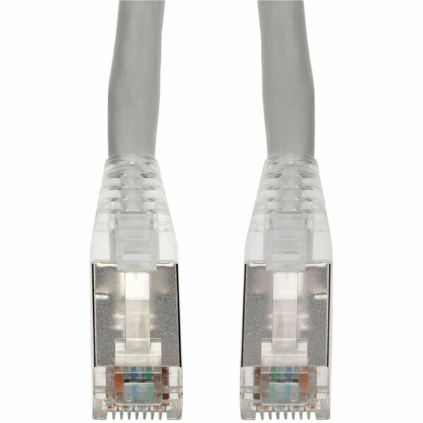 Add-On 30FT GRAY CAT 6 SHIELDED PVC ETHERNET CABLE SNAGLESS EASY CLEAR BOOT TAA RJ-45 M ADD-30FCAT6S-GY-TAA - main