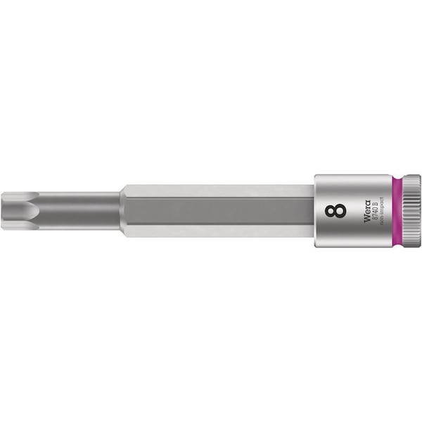 Wera 8740 B Zyklop Bit socket with 3/8 in drive, with extra slim profile area, 10 x 100 mm 5003056001 - main