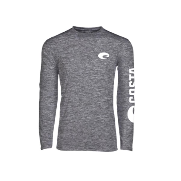 Costa XXL Long Sleeve Men's Crew Neck Gray Cationic Tee Shirt FQA400034-25R2X - main
