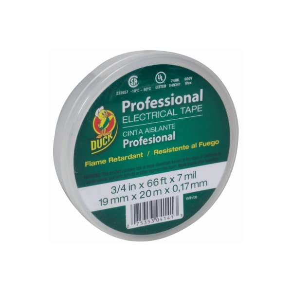 Duck Brand Eletrcl Tpe 3/4"X66' Wht 300877 - main
