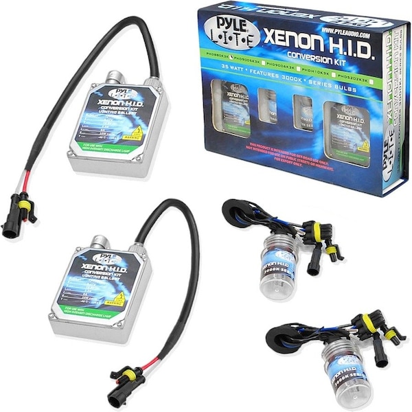 Pyle 6,000K Single Beam 9006 Hid Xenon Driving Light System PHD9006K6K - main