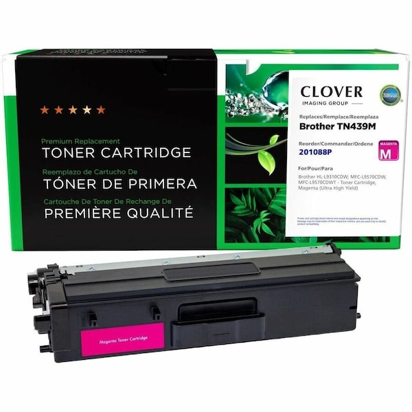 Clover Imaging Group Remanufactured Ultra High Yield Magenta Toner Cartridge Brother TN439M 201088P - main