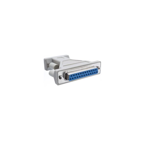 Cable Wholesale Serial / AT Modem Adapter, DB9 Female to DB25 Female 30D1-05400 - main