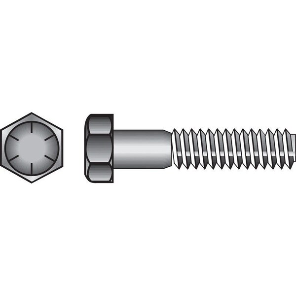 Hillman 3/4 in. D X 4-1/2 in. L Heat Treated Steel Hex Head Cap Screw, 20PK 220396 - main