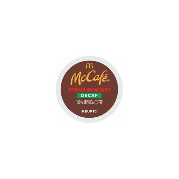Mccaf e K-Cup Decaf Premium Roast Coffee, Compatible with Keurig Brewer, Medium, K-Cup, Premium, 4PK 5000358125 - main