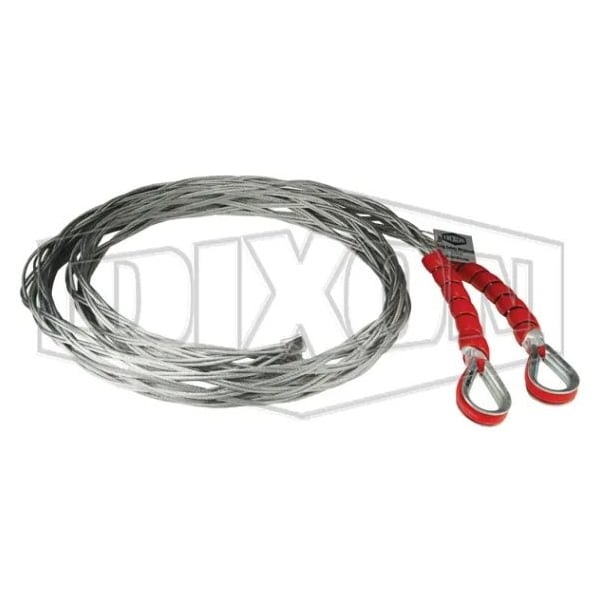 Dixon King Safety Whipsock, For Use with 2.756 to 3.346 in OD Hoses, 2-1/2 in, 800 psi, Carbon Steel KSW40 - main