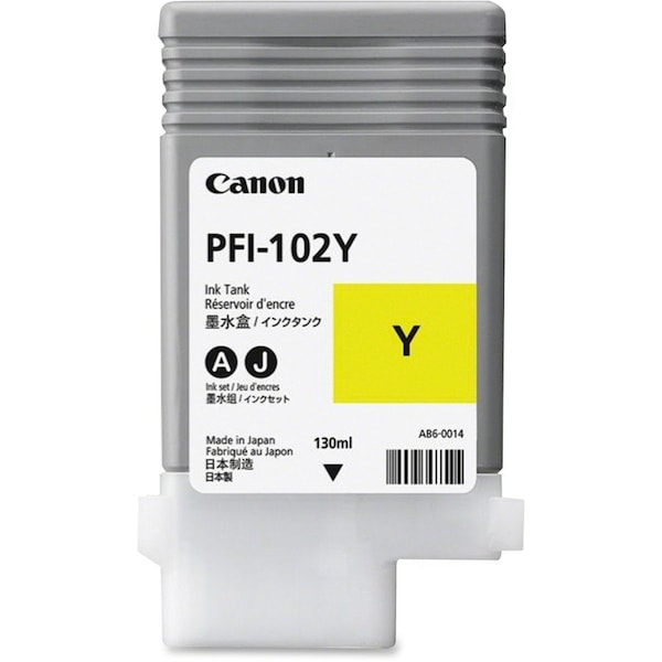 Canon CRTDG, INK, PFI-102Y, YW 0898B001AA - main