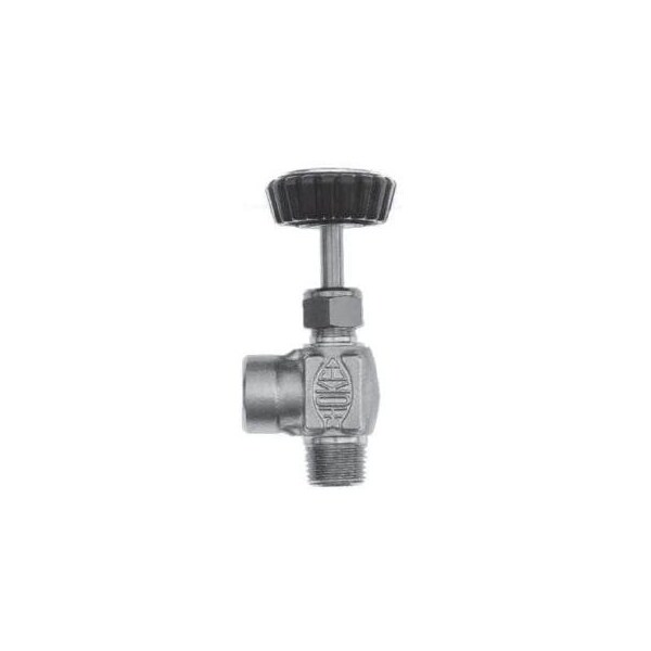 Hoke 3800 Series: Integral Bonnet Needle Valves, 1/4in MNPT x 1/4in FNPT, 5000 PSI 3802L4Y - main