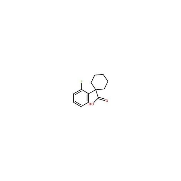 Ak Scientific 2-Fluorophenylcyclohexyl carboxylic acid (100mg), CAS 106795-66-8 X4915-100mg - main