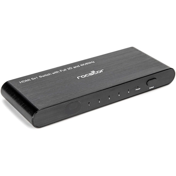 Rocstor 4K HDMI SPLITTER - ALUMINUM GRAY Y10A267-A1 - main