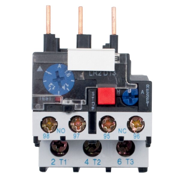 Brah Electric IEC Overload Relay, 1NO/1NC, 1.6 A Min current, 2.5 A Max current, 660 V BLR2D1307 - main