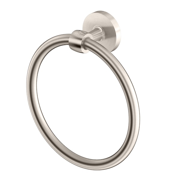 Gatco Gibson Towel Ring, Satin Nickel 5212SN - main