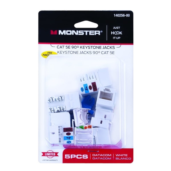 Monster Cable Just Hook It Up Adapter 350 MHz, 5PK 140256-00 - main