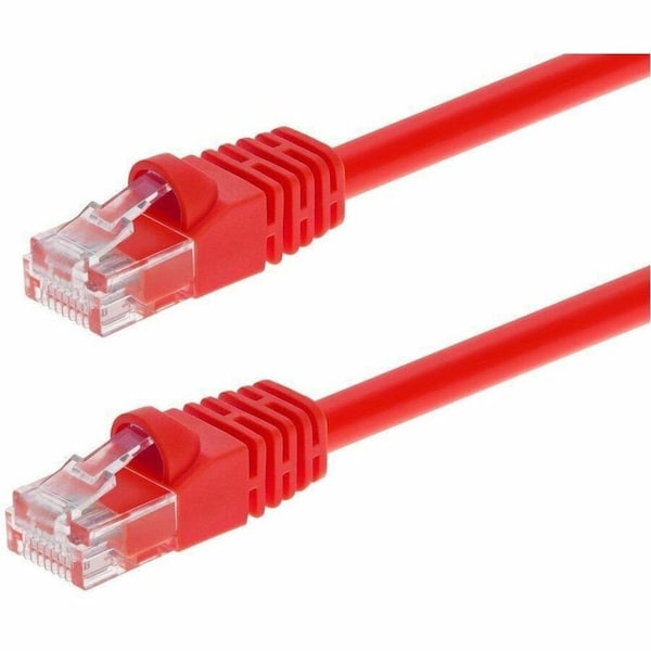 Monoprice CAT5E 24AWG UTP PATCH CABLE_ 1FT RED 2128 - main