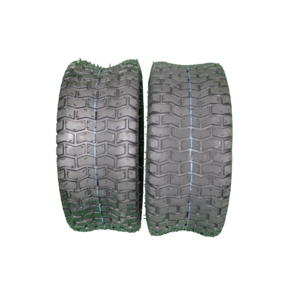 Antego 15 x 6-6 in Turf Tires for Lawn & Garden , 4 Ply, Black, without Wheels T0104156006 - main