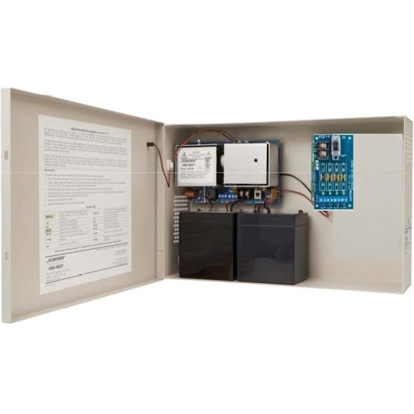 Securitron Power Supply - 5/3A, 12/24 VDC, 4 PTC Outputs AQD5-4C - main