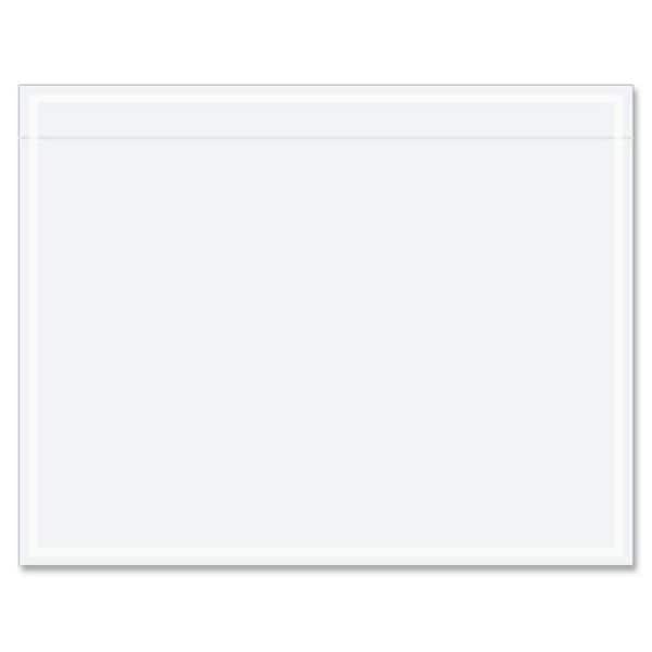 Box Partners 7 x 5 .5 in. 2 Mil Poly Clear Face Document Envelopes PL21 - main