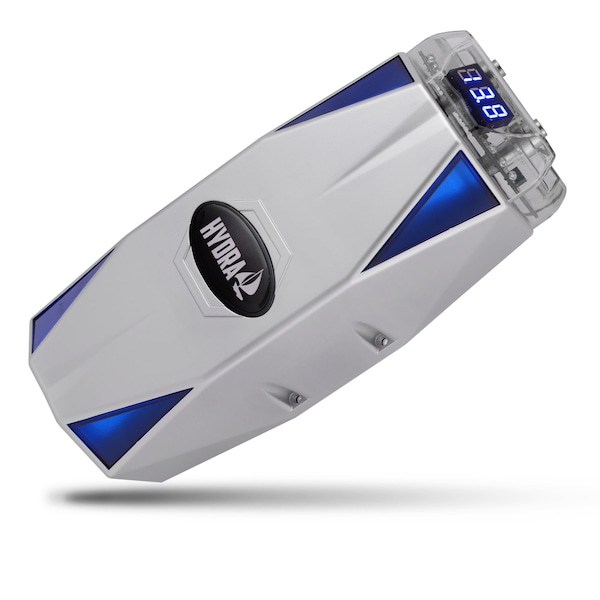 Pyle 3.0 Farad Digital Power Capacitor, High-Performance Car Audio Accessory with Blue Digital Display PLMRCAP30 - main