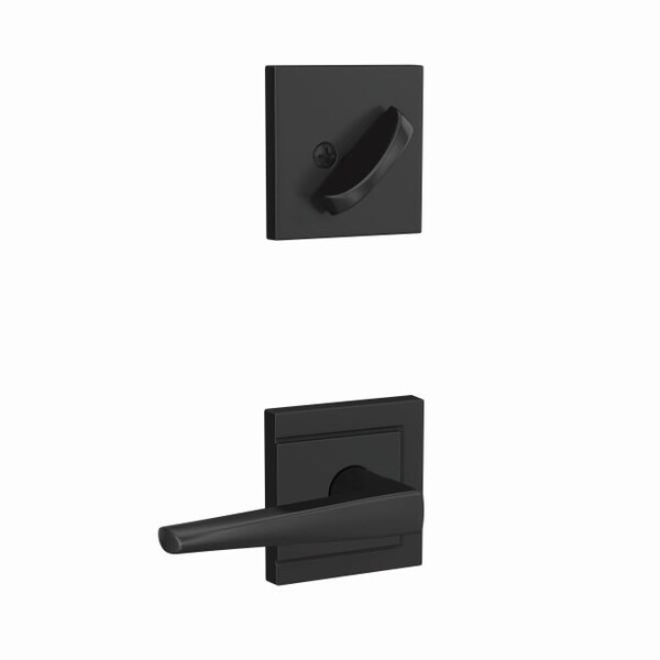 Schlage Residential Schlage Custom Custom Eller Lever with Upland Rose Interior Active Trim with 16680 Latch and FC59ELR622ULD - main