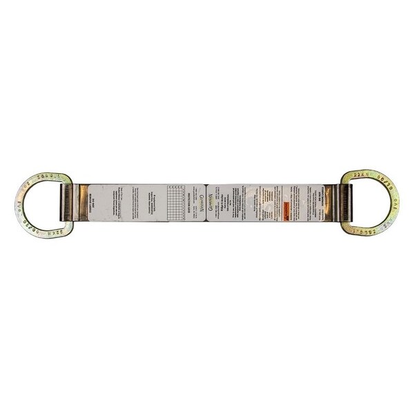 Qual-Craft Qualcraft Industries Ridge-It Double D-Ring Roof Anchor, 18 in L, Stainless Steel 510 - main
