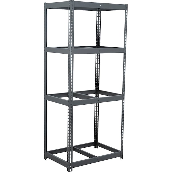 Global Industrial 4 Shelf, Heavy Duty Boltless Shelving, Starter, 36"W x 18"D x 96"H, No Deck B3163860 - main