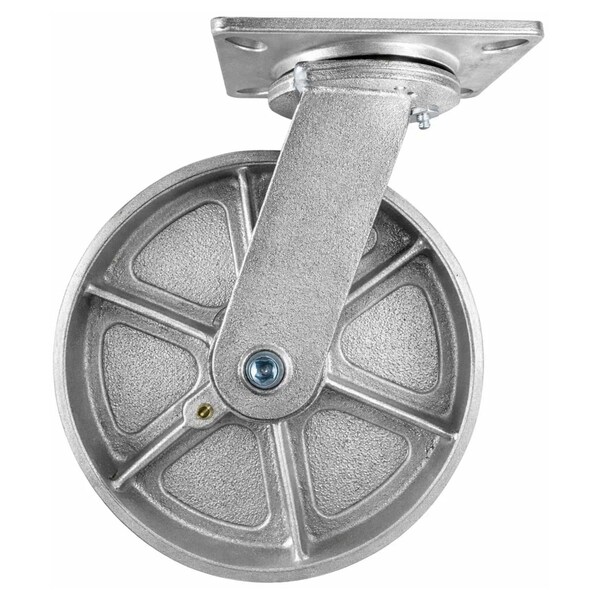 Hyw Products Heavy Duty Caster 10in x 3in Steel Wheel - Swivel 53-10S-A1-SS - main