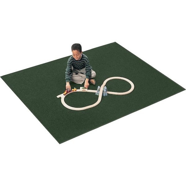 Carpets For Kids 2100.306 Mt. St. Helens Solids 6 ft. x 9 ft. Rectangle Carpet - Emerald 2100.306 - main