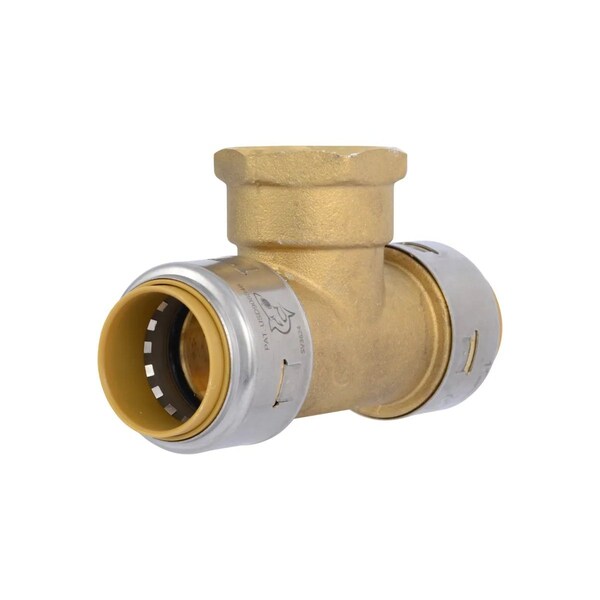 Sharkbite Push-Fit Tee, 1 3/8-2" Thick UR464 - main