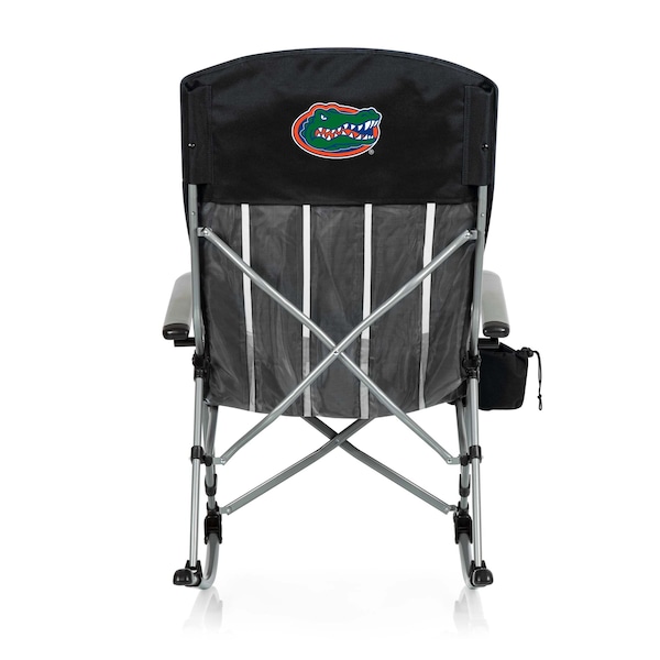Picnic Time Family Of Brands NCAA Florida Gators Outdoor Rocking Camp Chair - XL Heavy Duty Camping Chair 805-01-175-164-0 - main