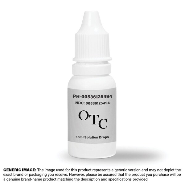 Rugby Laboratories Sodium Chloride Hypertonic Solution (Muro-128) 5% Ophthalmic Solution Clear, 15mL 00536125494 - main