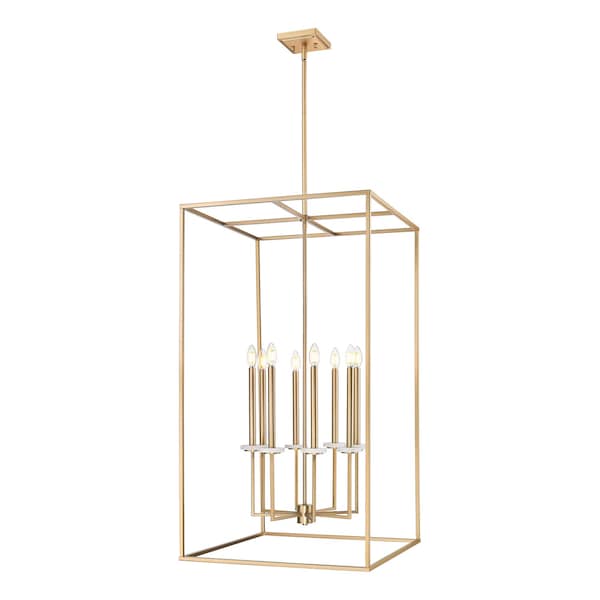 Z-Lite Gaultier Modern Gold 8 Light Chandelier 6100-44MGLD - main