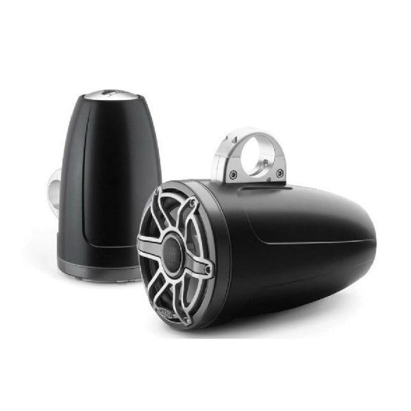 Jl Audio 8.8in Tower Speakers, Satin Black, Gunmetal Titanium Sport Grille, 93666, 010-03284-00, 2PK 93666/010-03284-00 - main