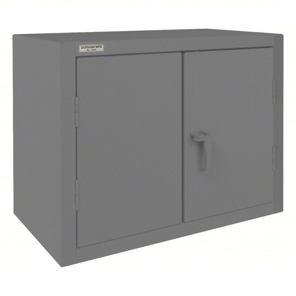Durham Mfg Storage Cabinet, 30 in H, 36 1/4 in W, 20 1/4 in D, Swing, Padlockeable, 2 Shelves HDC-203630-2S95 - main