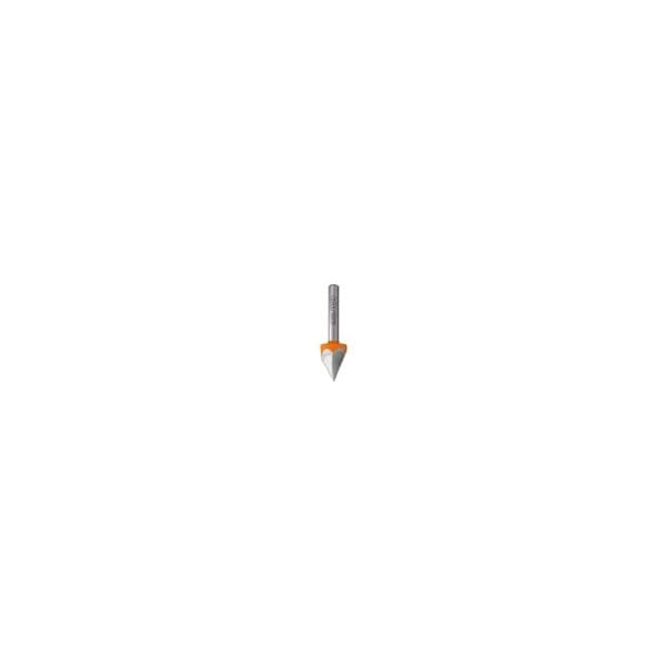 Cmt SOLID CARBIDE LASER POINT BIT D=1/4inx3/8in A=35 Degrees T=1 S=1/4in 858.002.11 - main