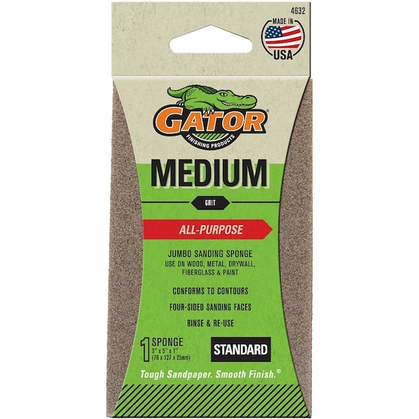 Gator Sanding Sponge 3X5X1In Medium 4632 - main