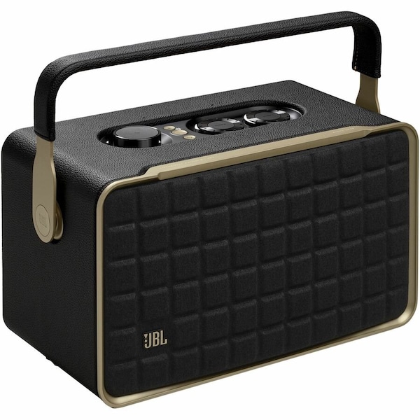 Jbl Wireless home speaker with Wifi, Bluetooth, and battery built in JBLAUTH300BLKAM - main