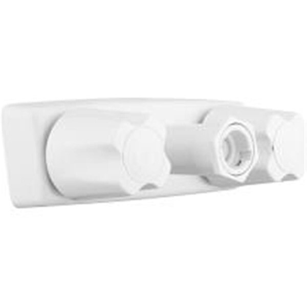 Dura Faucet RV Exterior Quick Connect with Dual Handle Replacement, White D6U-DFSA180WT - main