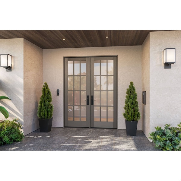 Doornmore G112, 74.5" x 98" ( 2x36" Door) Left Hand, Mahogany SDL 12 Lite Exterior Door G112-SW-3696_2_LI - main