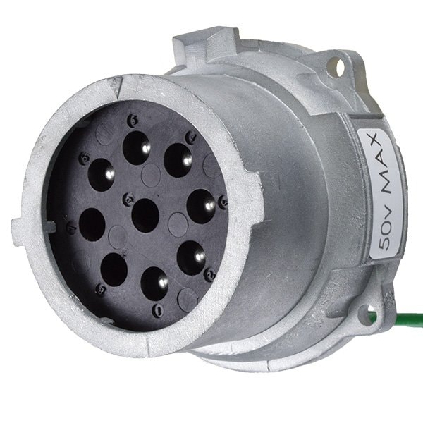 Meltric DN9c INLET METAL SIZE 3 IP 54/55 9P 20 A 50 V 60 Hz 17-18090 - main