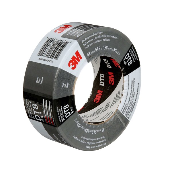 3M All Purpose Duct Tape DT8, Blac, PK24 DT8 - main