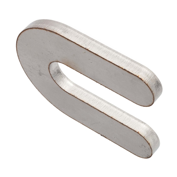 Ampg Shim, 1/2 HORSESHOE SHIM 3-1/2 X 1-1/2 X 1/4 316 SS USA Z8446 - main