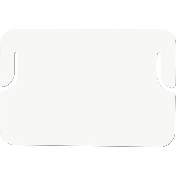Encore Packaging Thin Plastic Erasable Placard, White 8.5 x 11 x 0.0275 EP-5012 - main