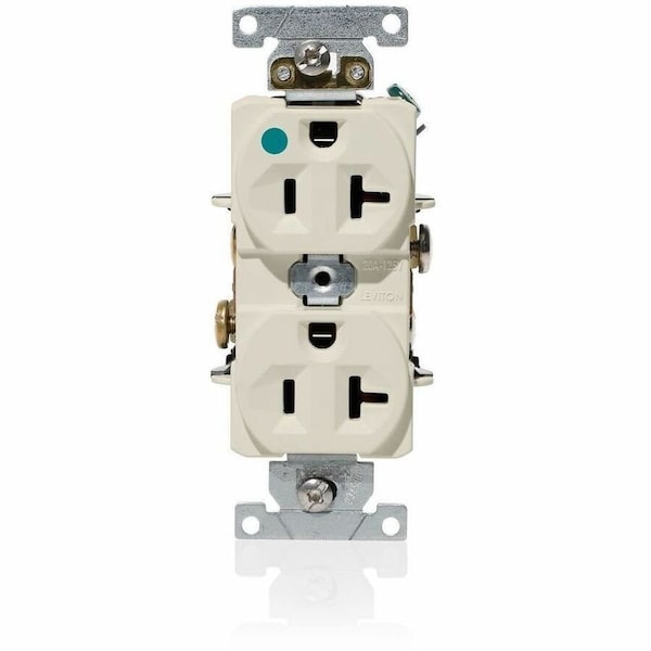 Leviton Dup HG 20A 125V Self-Gr LtAl C8300-T - main