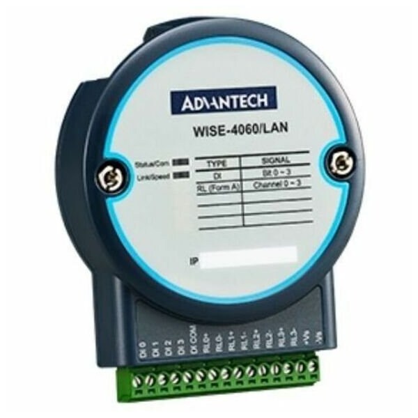 Advantech 4DI/4Relay Modbus Ethernet I/O WISE-4060LAN-B - main